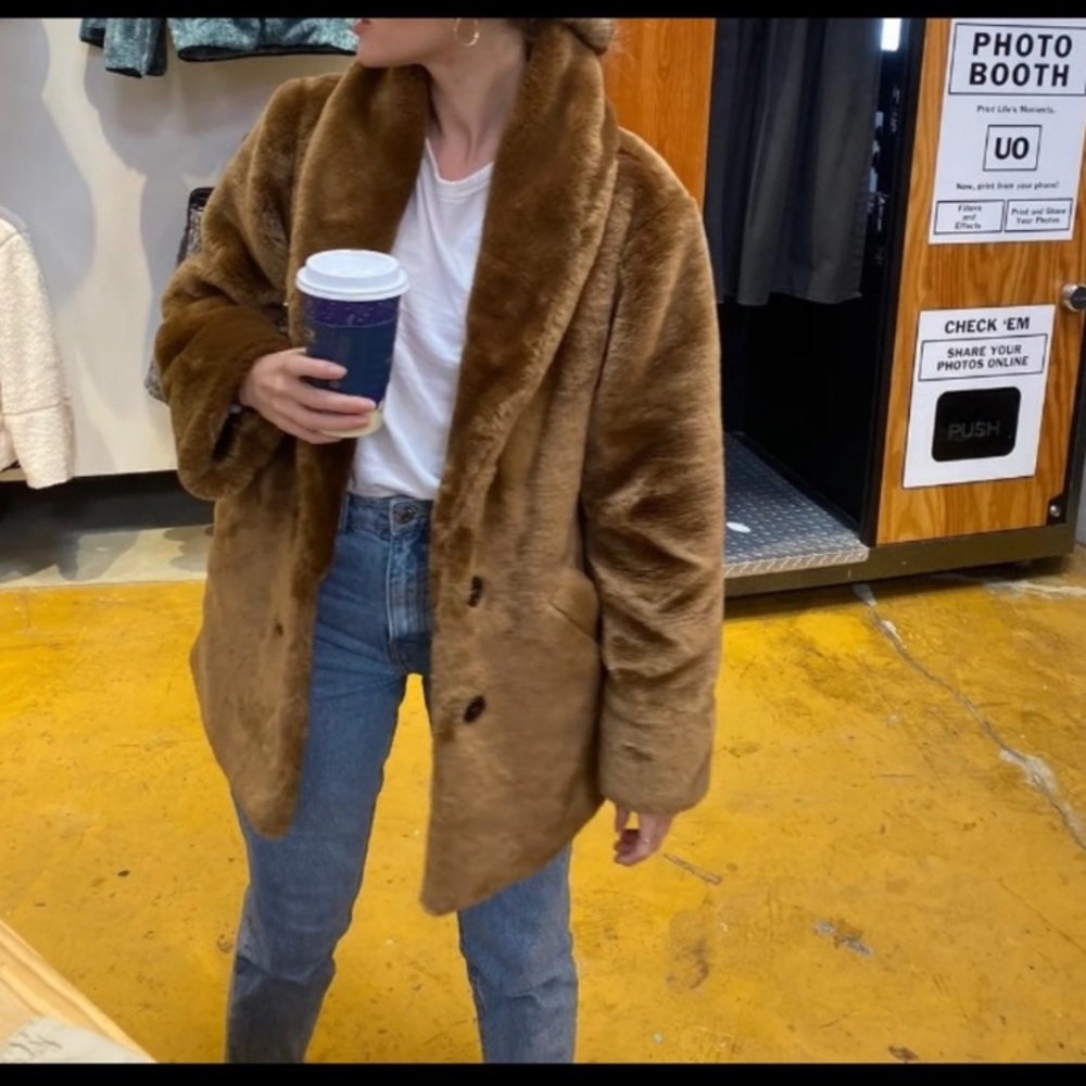 & Other Stories Faux Fur Coat
